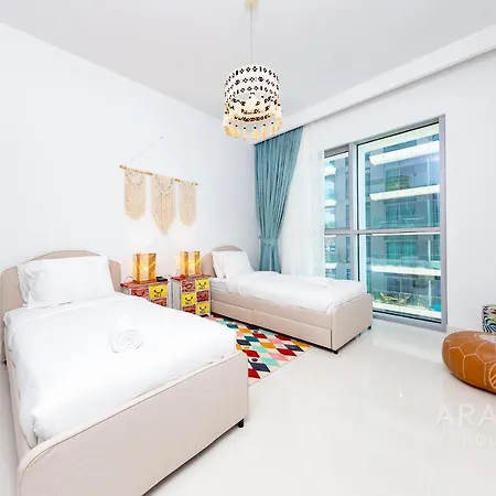 Brand New 2Br Apt With Palm Views And Private Beach - High Floor دبي المظهر الخارجي الصورة