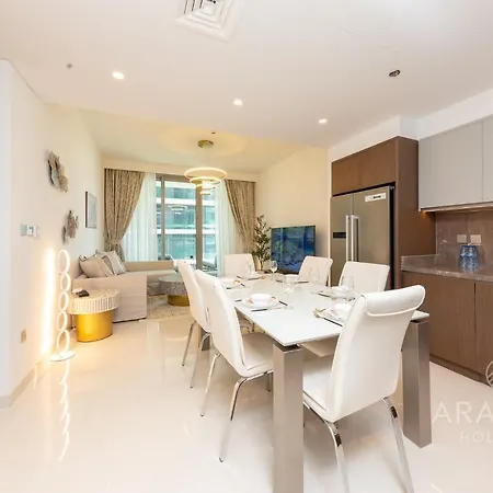 Brand New 2Br Apt With Palm Views And Private Beach - High Floor دبي المظهر الخارجي الصورة